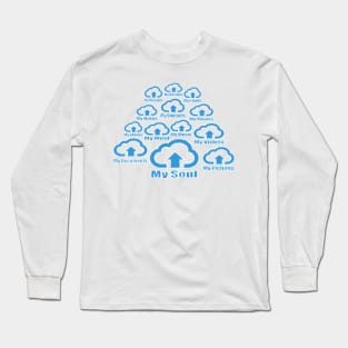 Digital Heaven Clouds Long Sleeve T-Shirt